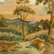 Lithographic postcard titled “Tiger Shooting.”